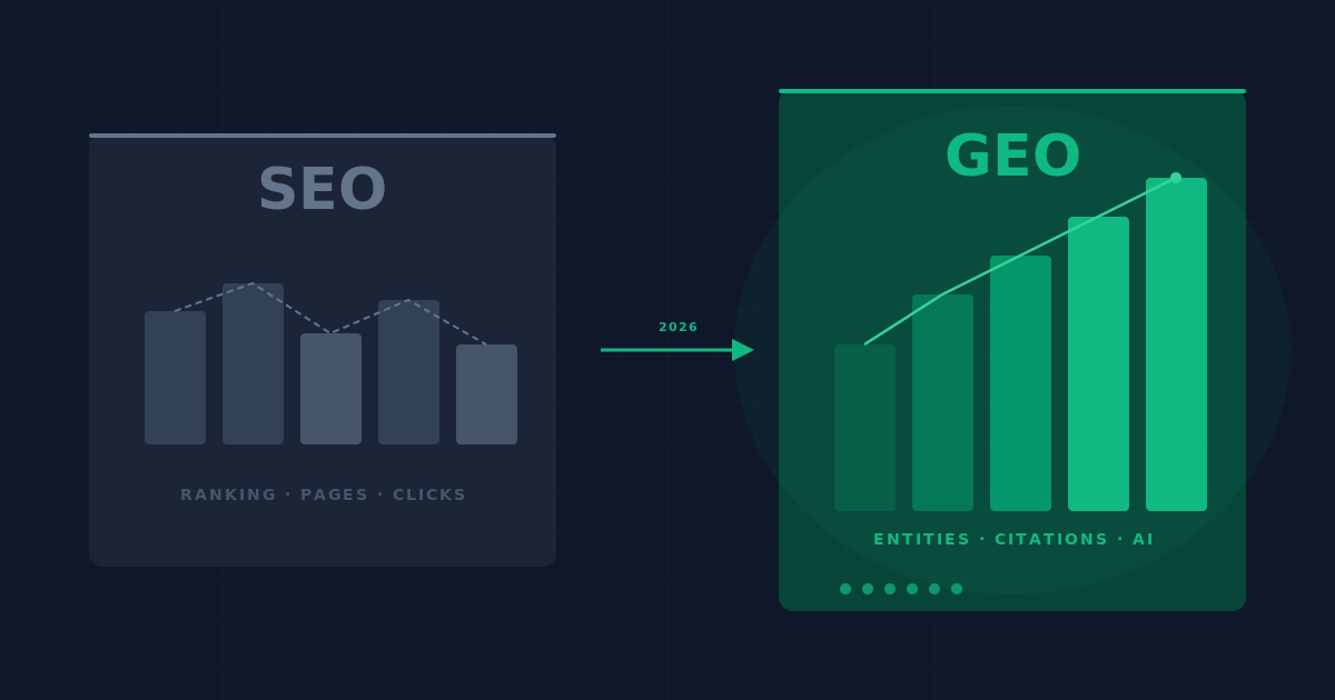 SEO vs GEO 2026 — Guide de priorisation pour PME françaises | diria.fr